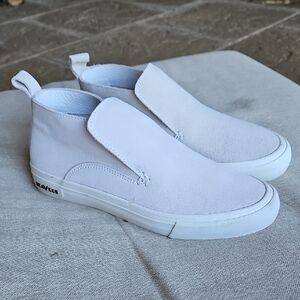 Sz 9 SeaVees Huntington Middie Suede Slip-on Sneakers Chukka Boot Oyster Lt Grey